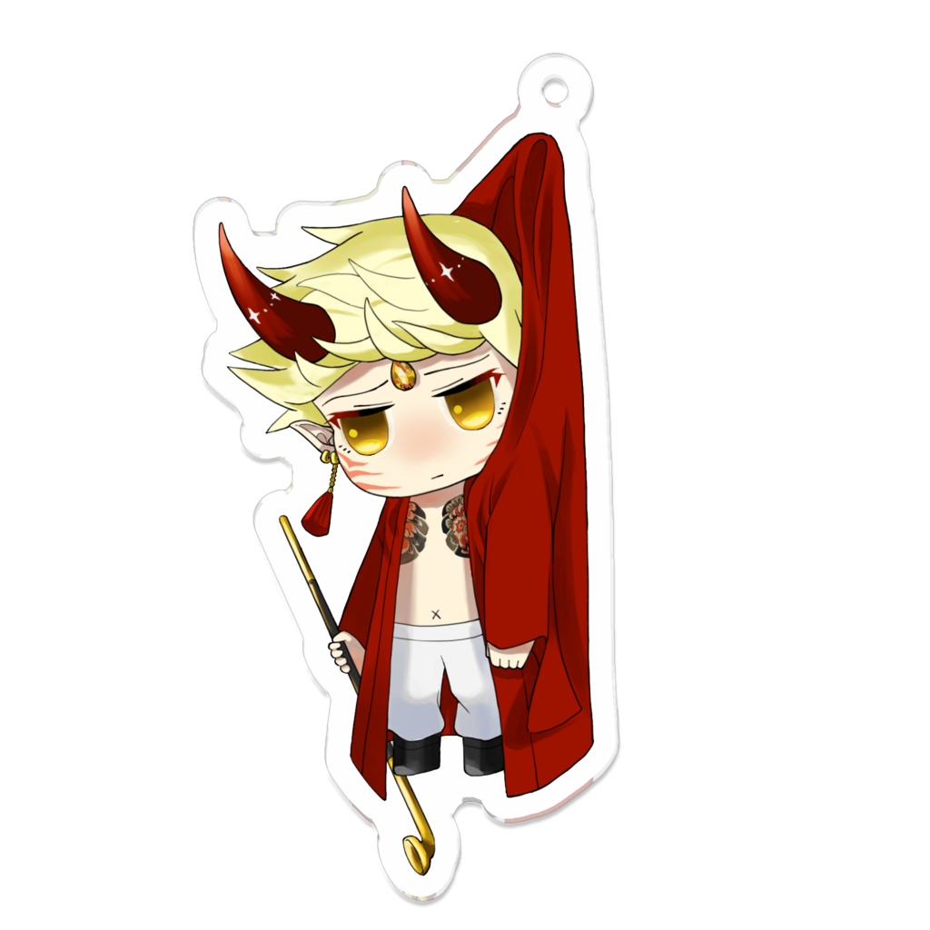 ぷらぷら鬼アクリルキーホルダー