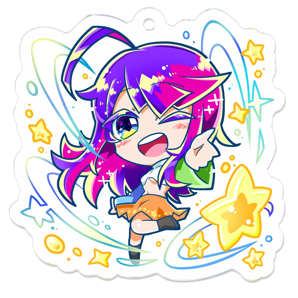 ✨3周年記念✨ 月見里みや1.0 SDアクリルキーホルダー