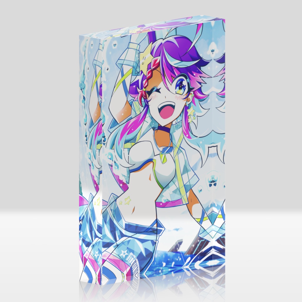 🌊水着🌊 月見里みやアクリルアートブロック