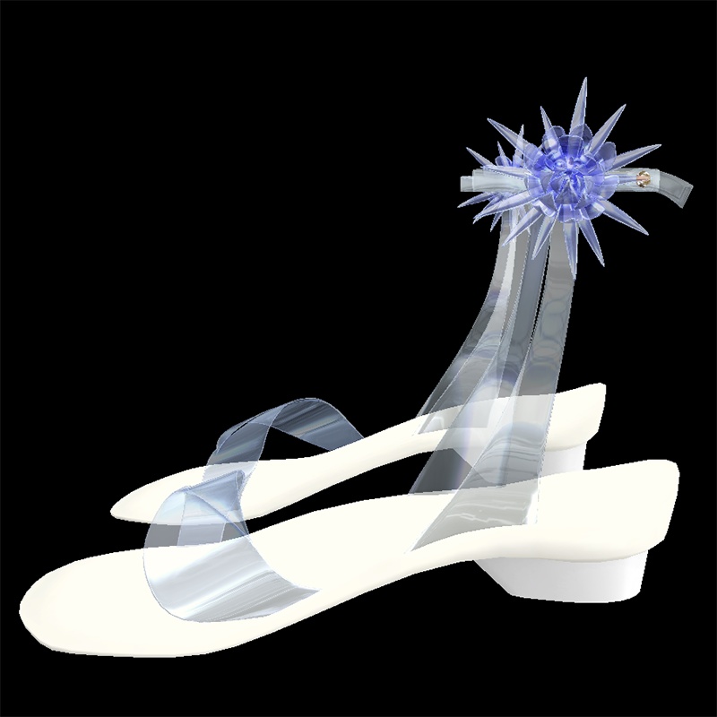 月下美人のサンダル