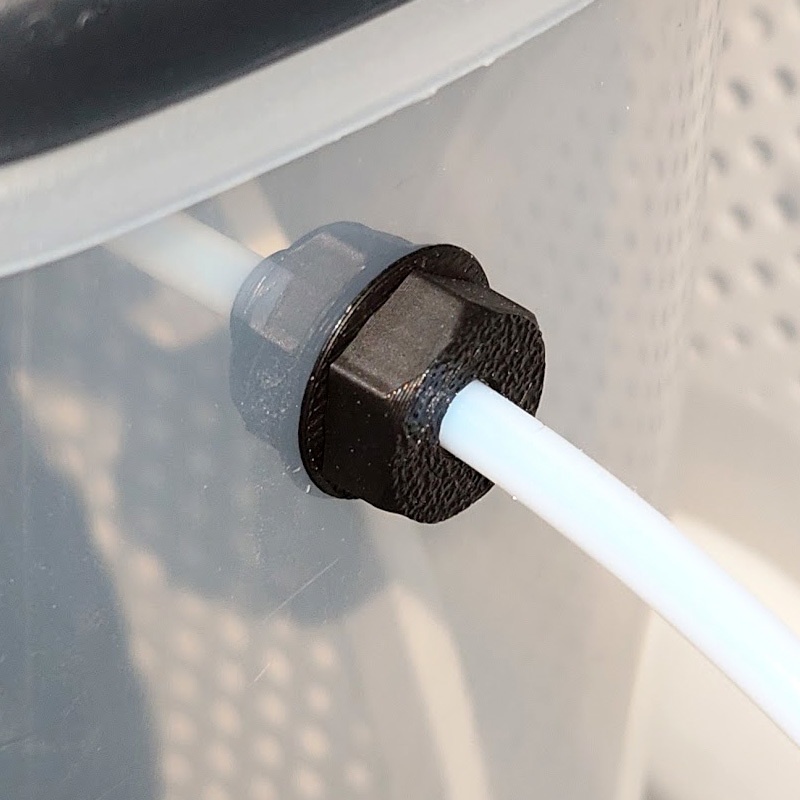 Bambu Lab A1 mini で作る フィラメント防湿ケース 3Dプリント用データ【イノマタ化学 乾物ストッカー6.0使用】