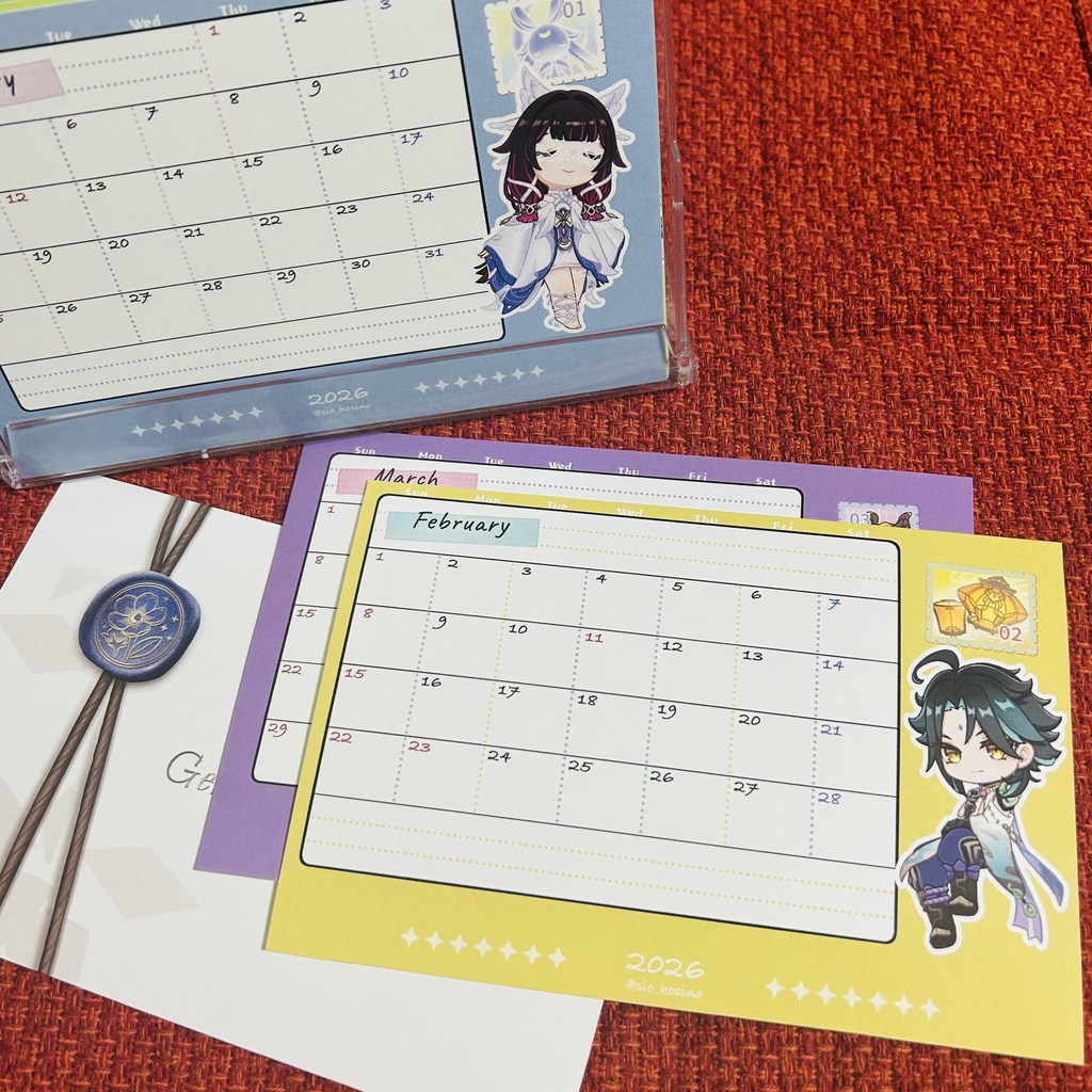 原神カレンダー2026