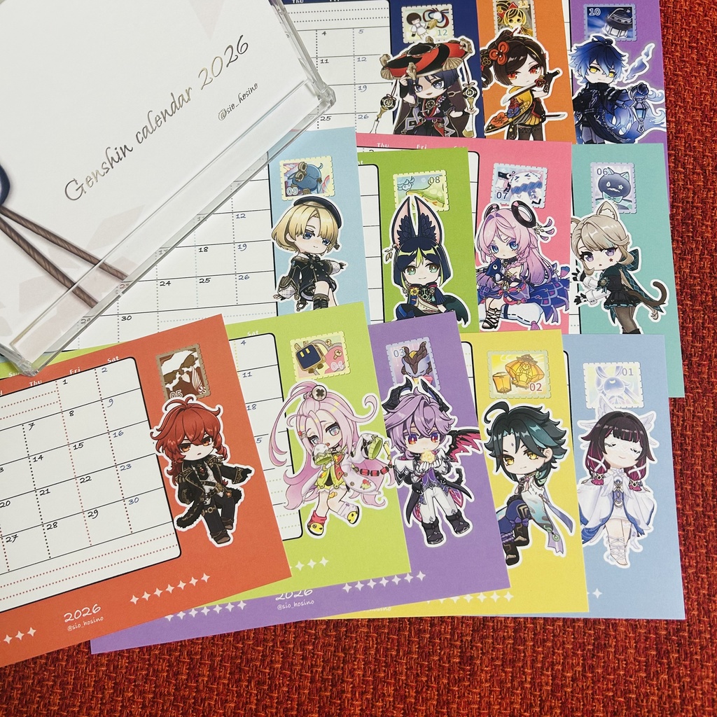 原神カレンダー2026