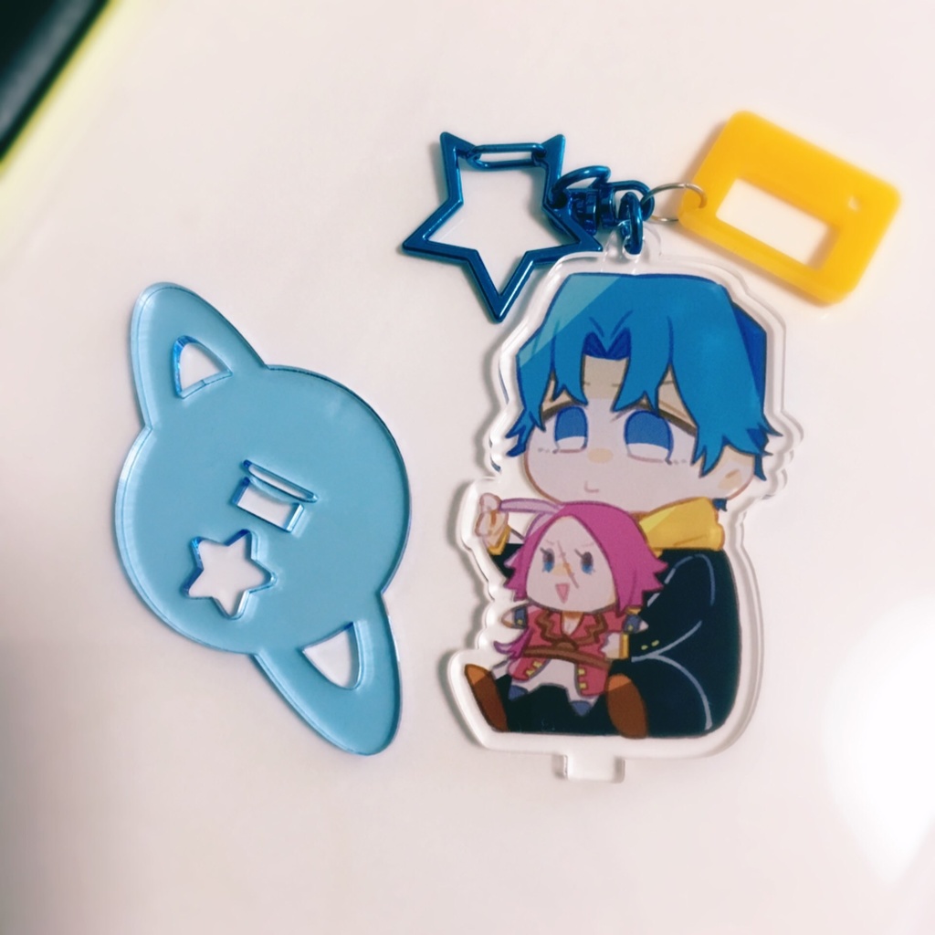 【EXシンジ】アクリルキーホルダー(台座付き)