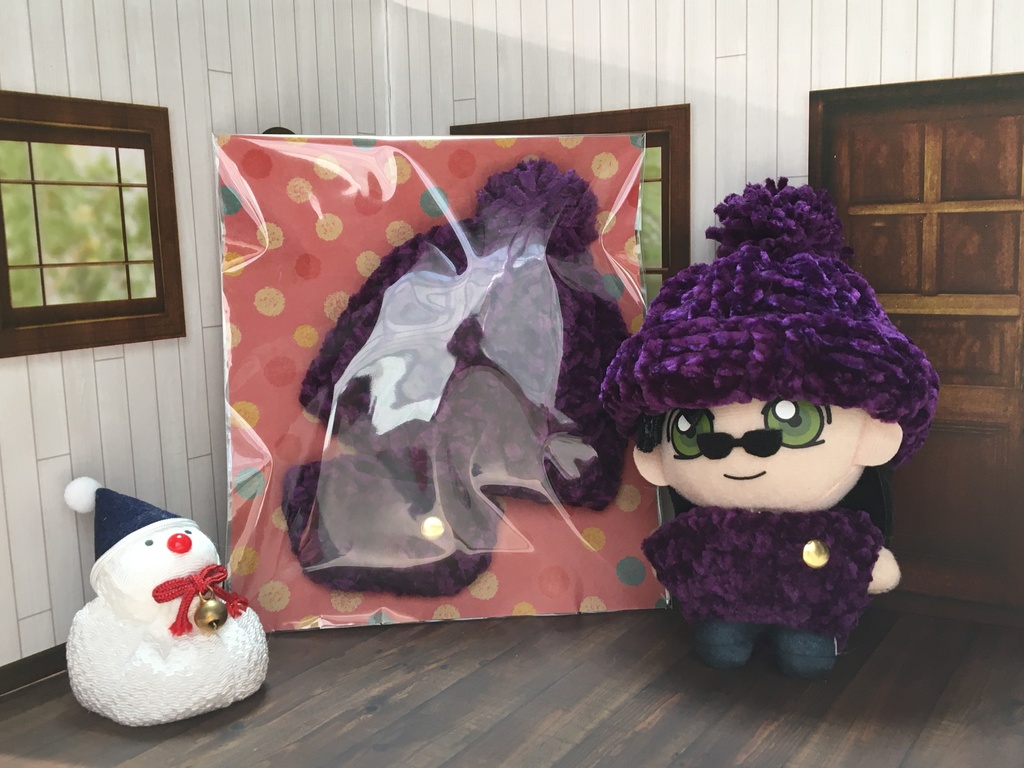 10cmぬい用 ポンポン帽子&セーター