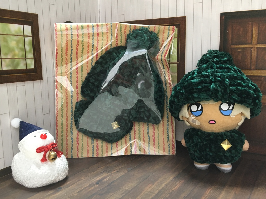 10cmぬい用 ポンポン帽子&セーター