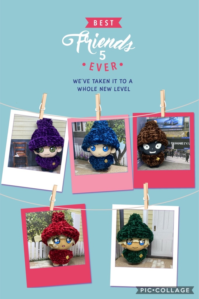 10cmぬい用 ポンポン帽子&セーター