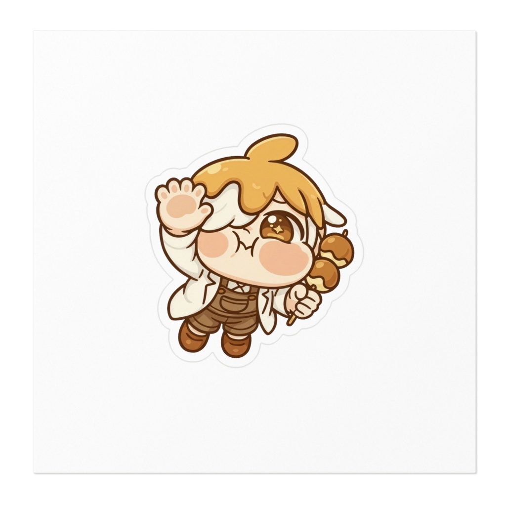 みだら氏だん子のステッカー