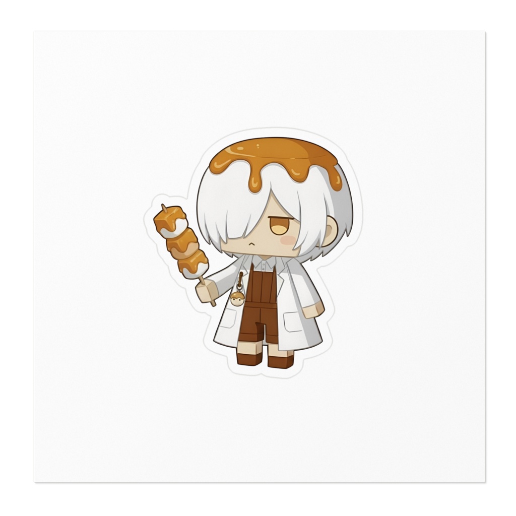 みだら氏だん子のステッカー2