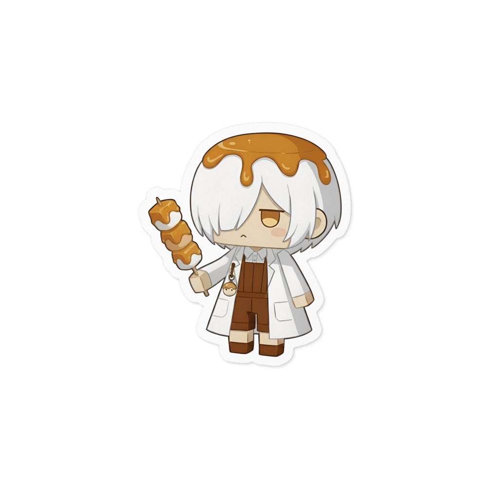 みだら氏だん子のステッカー2