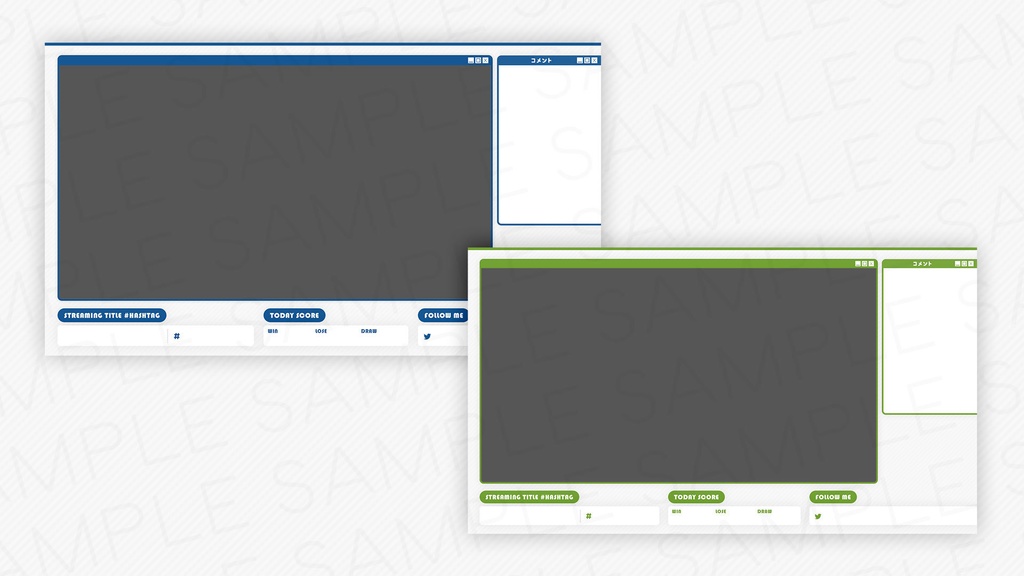 【Vtuberさんにおすすめ】ゲーム配信向けシンプルオーバーレイ