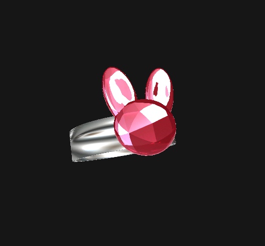 【VRChat想定】ウサギの指輪【キプフェル対応】