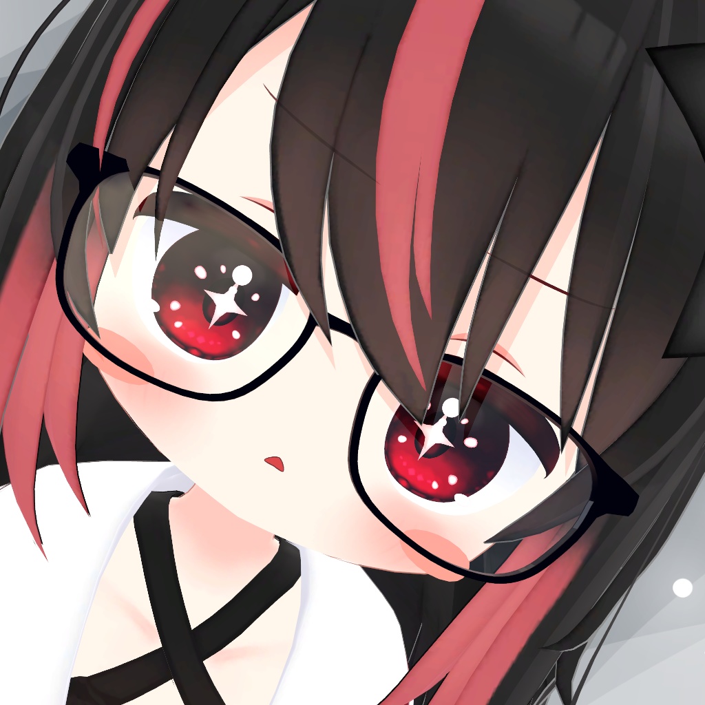 【MA対応】ネメシス黒縁メガネ