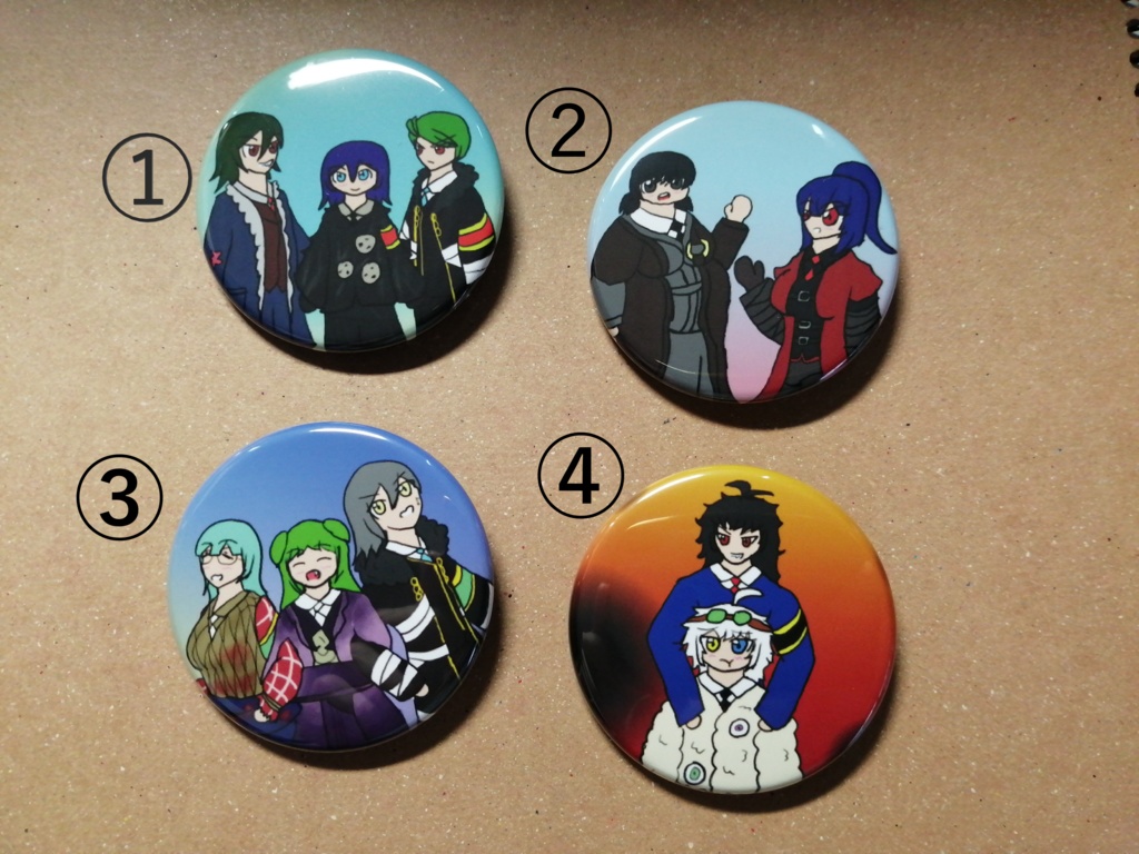 うちの子缶バッチ