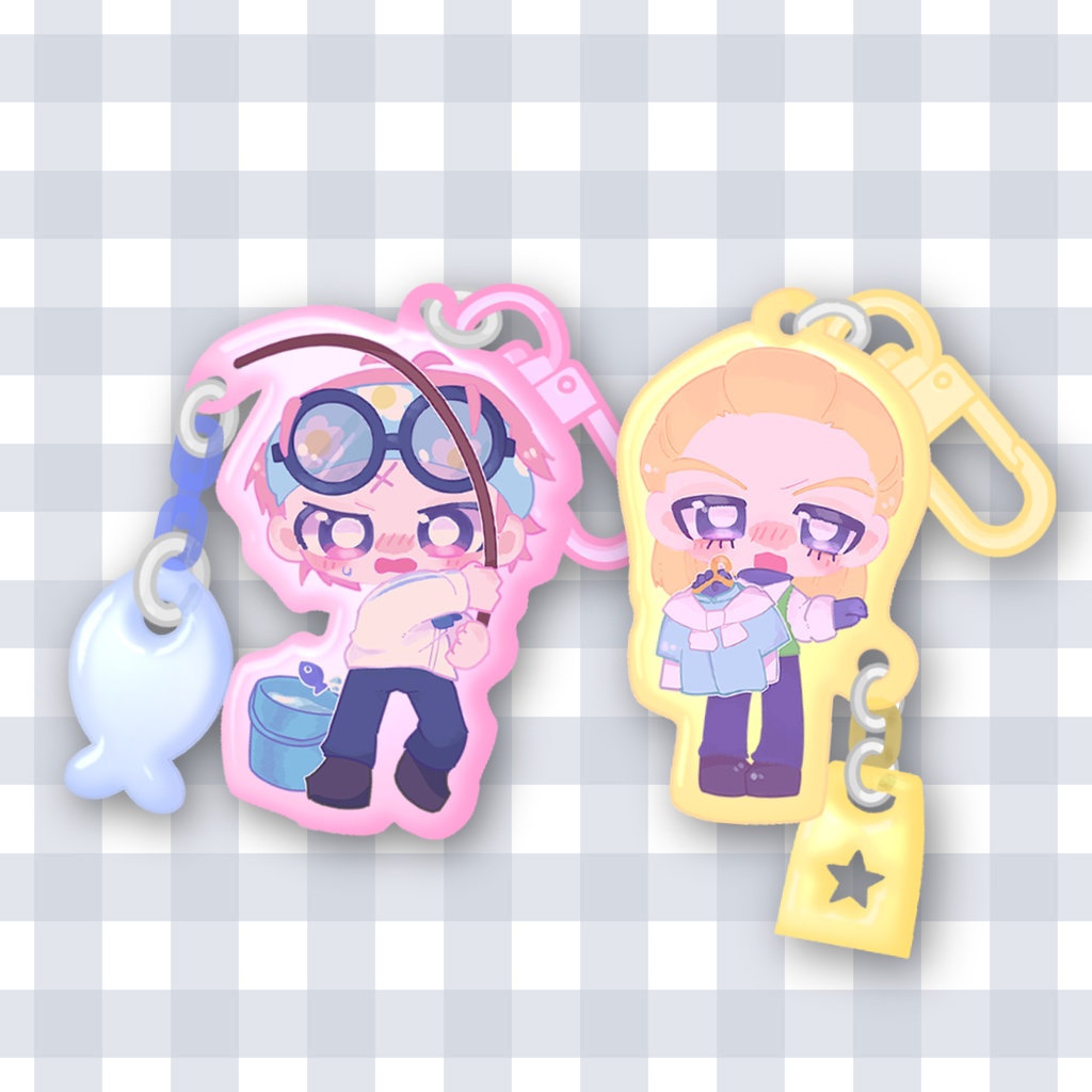 [VR2026]チャーム付きアクリルキ〰︎︎ホルダ〰︎セット