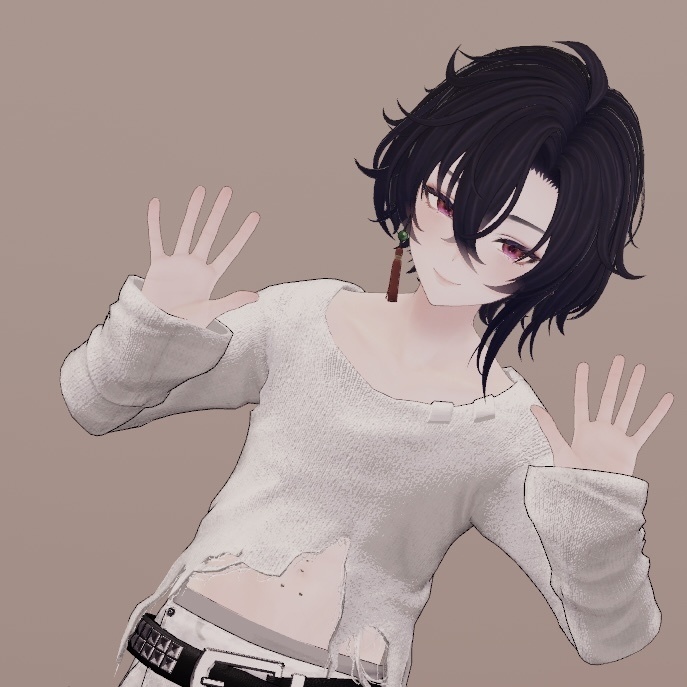 へそピアス【4アバター対応】