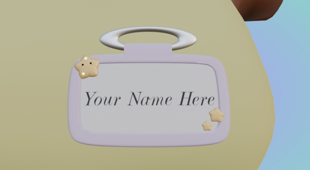 Starry Name Tag ✮⋆˙ 名札