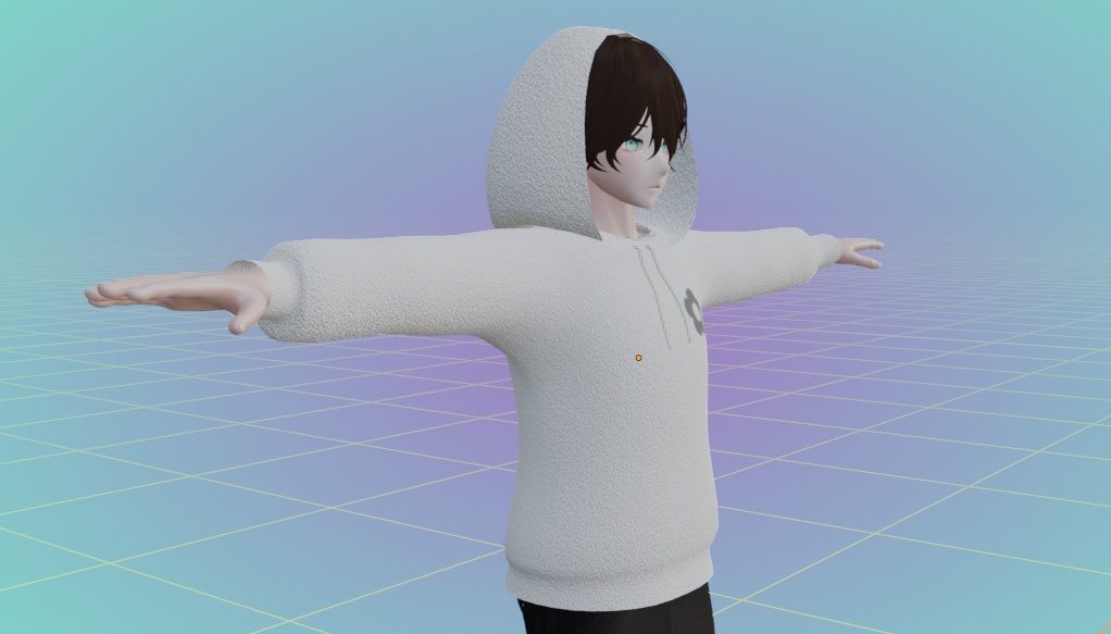 Comfy Hoodie/Sweater パーカー | beach, shark, and pikmin textures!
