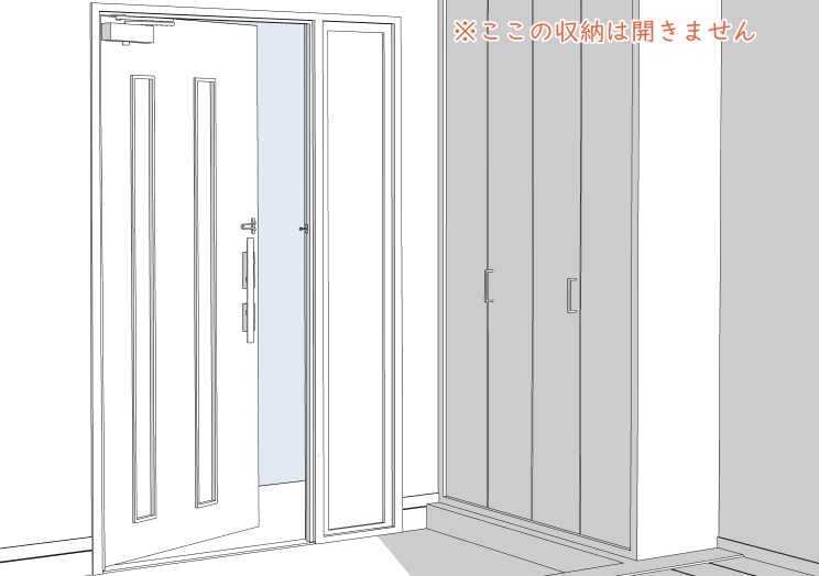 一軒家の玄関【clip studio用】