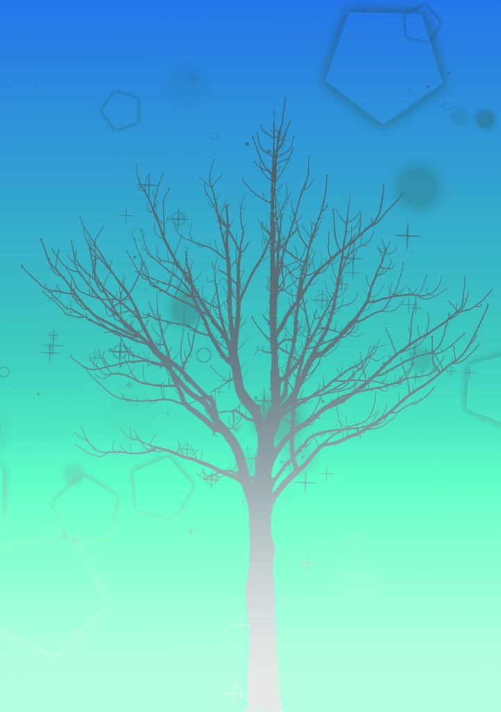 色々使える 木のシルエット 25点セット