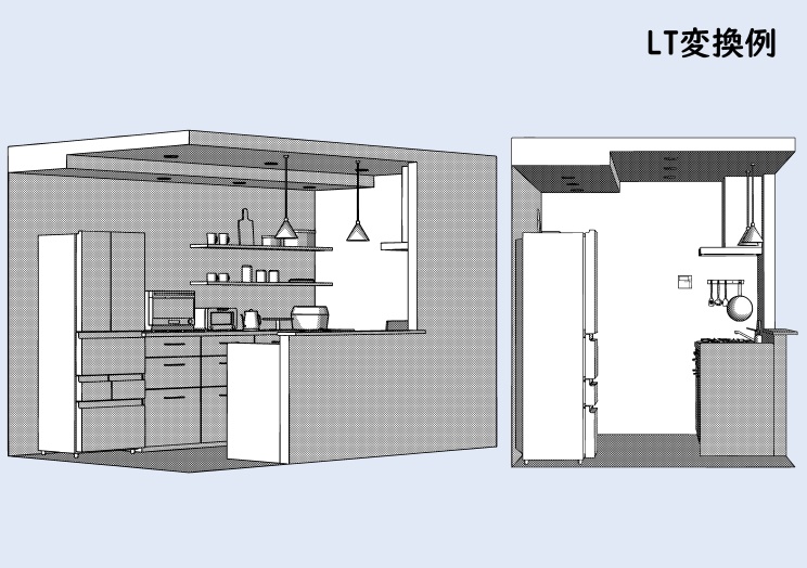 お洒落なキッチン【clip studio用】