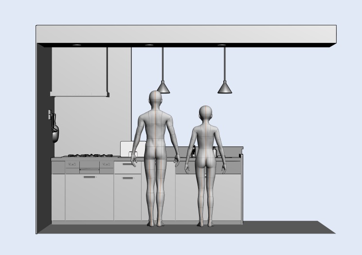 お洒落なキッチン【clip studio用】