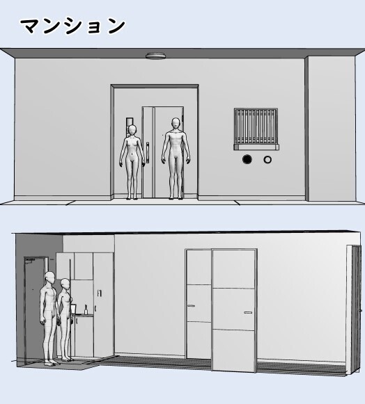 玄関セット【clip studio用】
