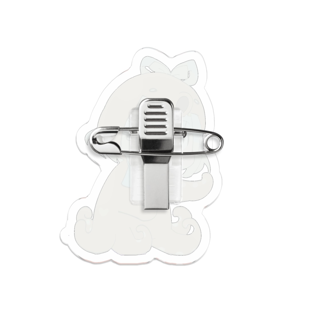 タコの着ぐるみアクリルバッチ