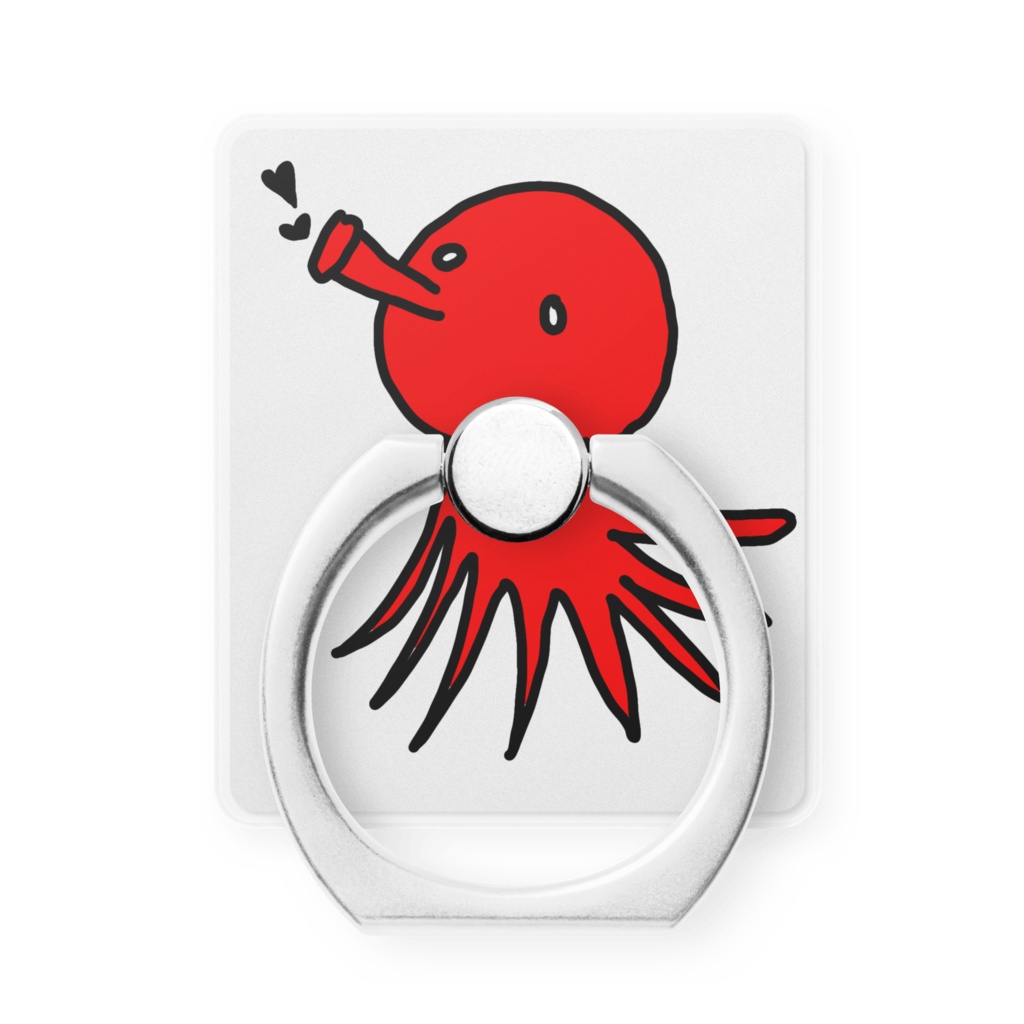 【BOOTH開設記念】たこ　スマホリング