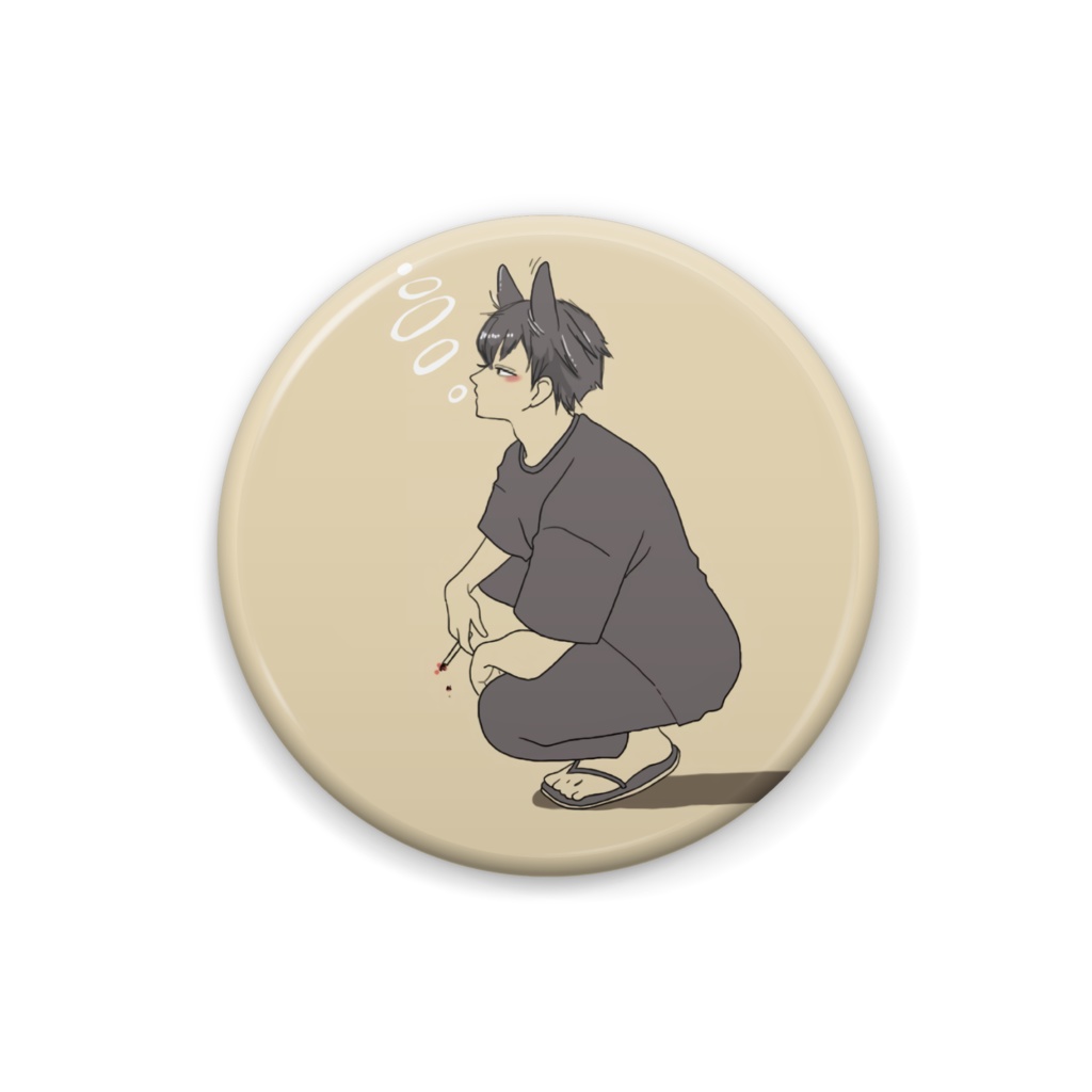 KELLY SMOKING 缶バッチ