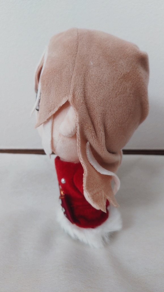 【新作】15~17センチぬい服 ふわふわファー サンタ風🎅ぬいケープ