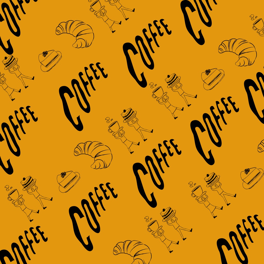カフェ コーヒー 秋色 くすみカラー背景画像壁紙・背景素材・デジタル手帳・ラッピング・ハンドメイド・デジタルペーパー