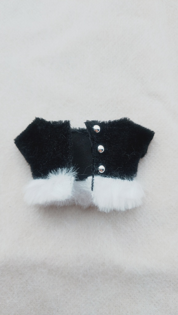 10センチ〜12センチぬい服 ベロアファー付きジャケット🧥