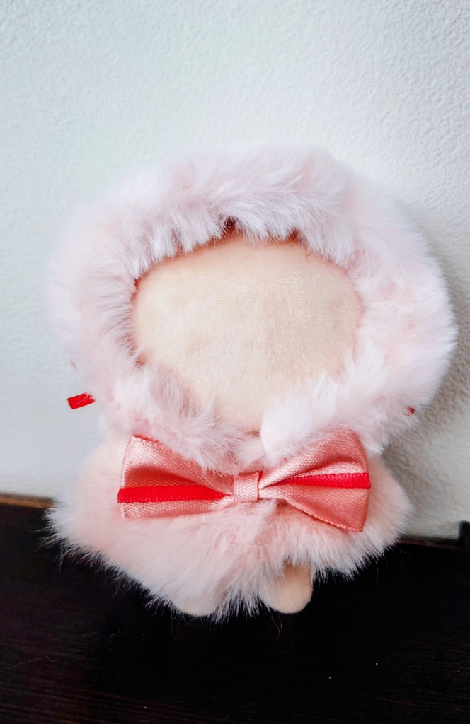 10センチ〜12センチぬい服 ゆめかわ 猫耳ケープ💗