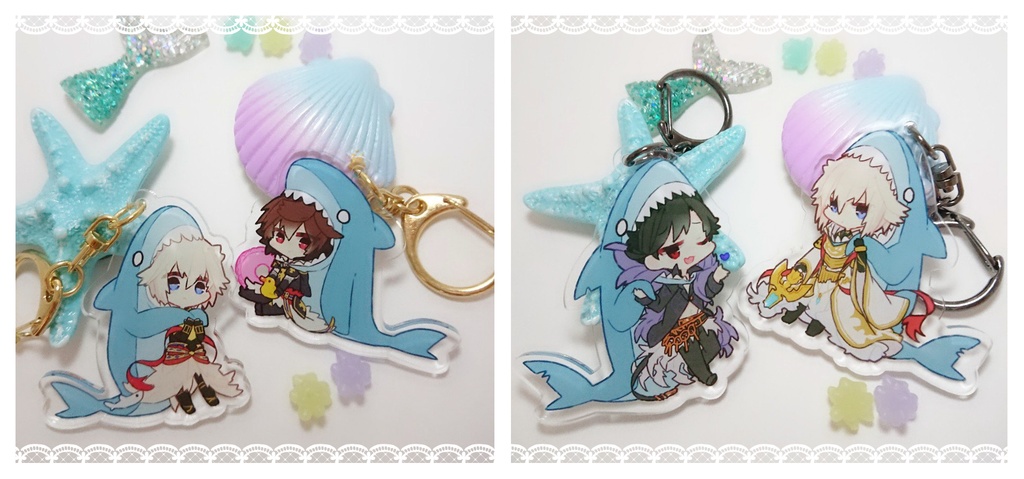 グラブル鮫着ぐるみアクキー