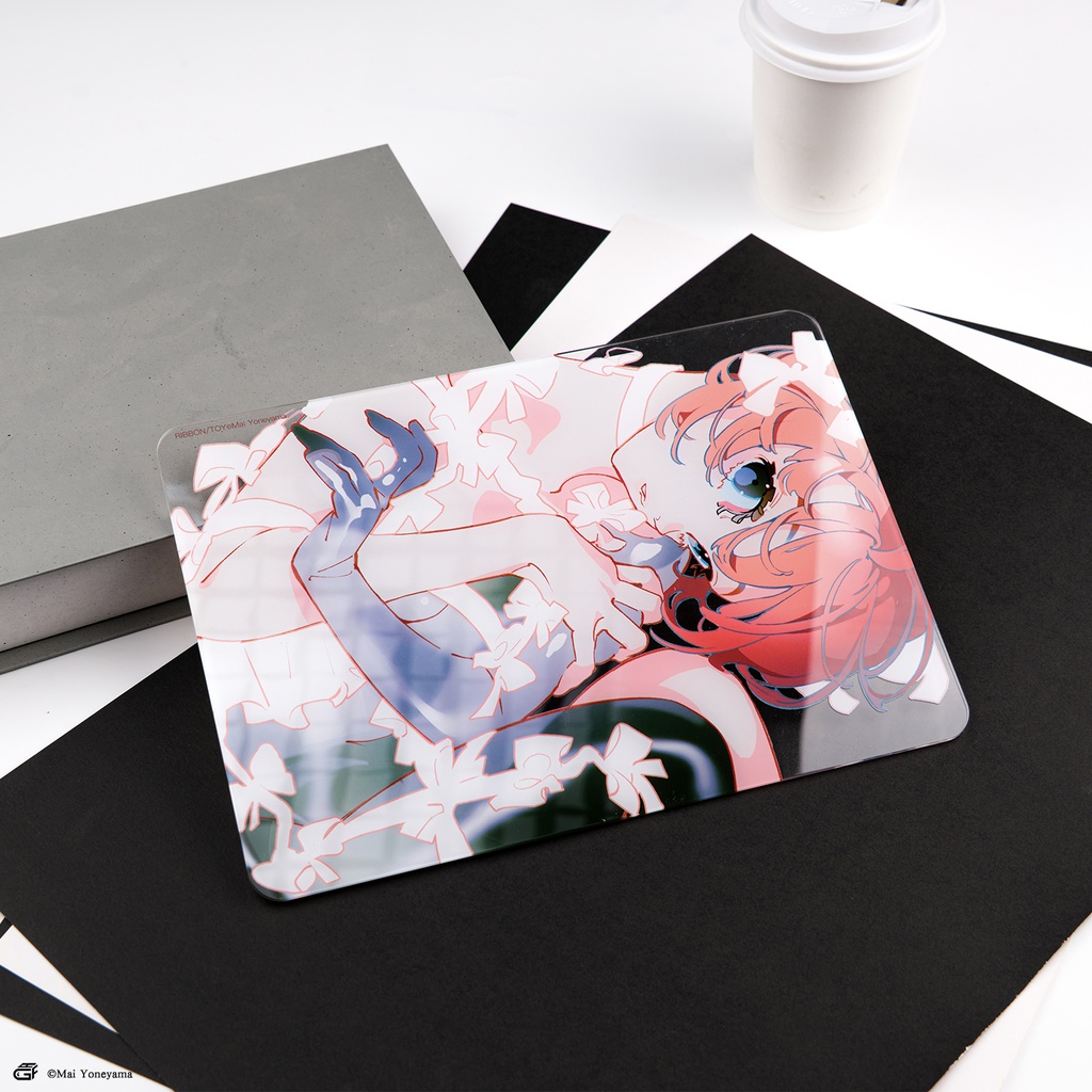 【先行予約】米山舞 x GAF|アクリルマウスパッド TOY-RIBBON