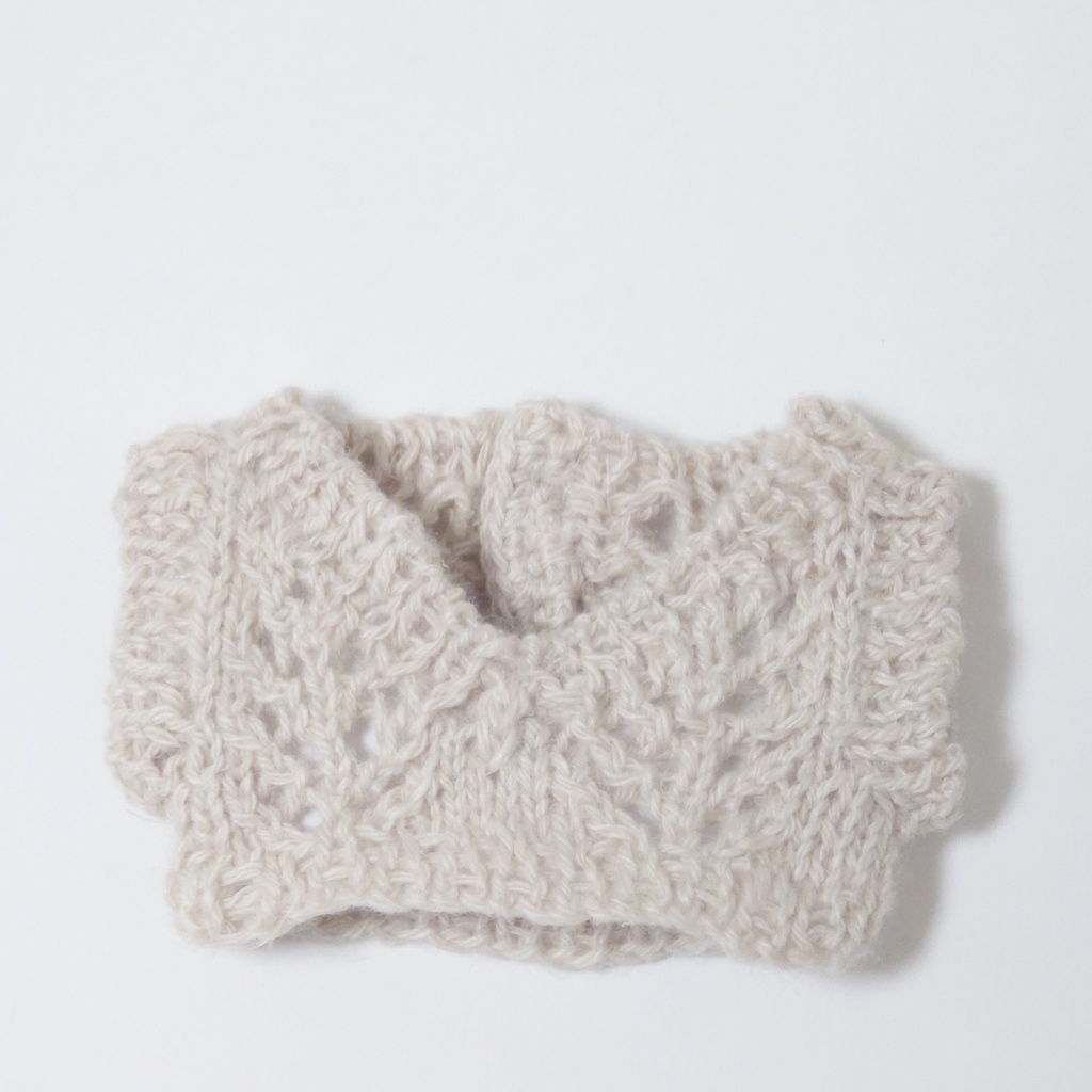 透かし編みのサマーベスト(小)