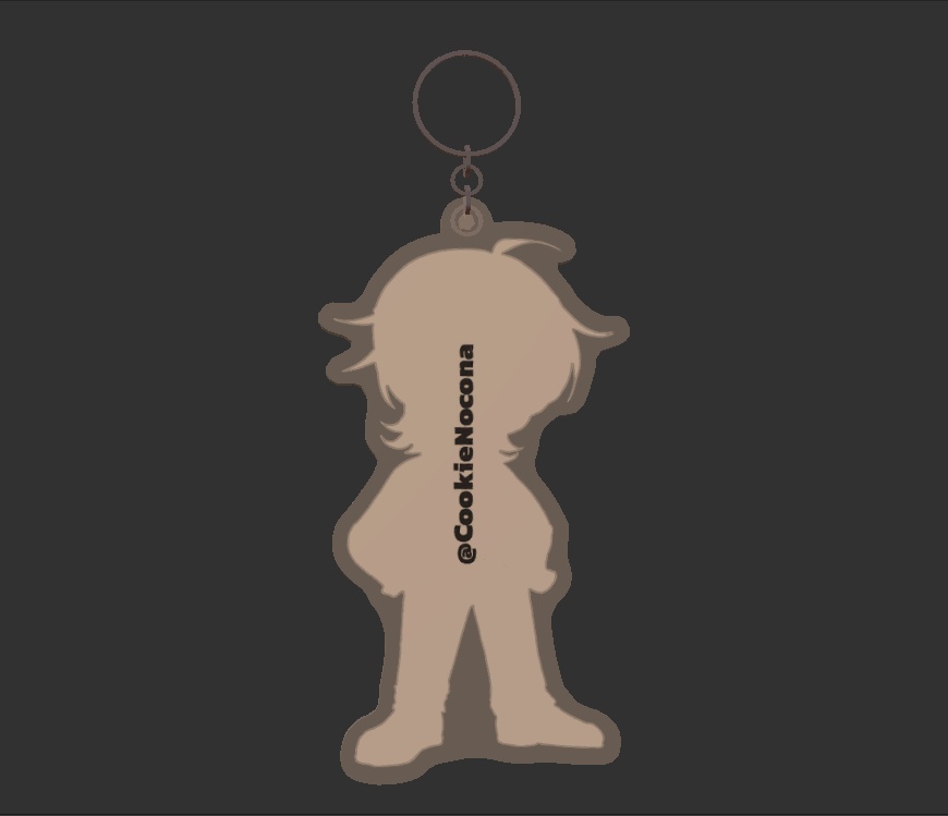 クッキーのこな のアクリルキーホルダー【VRChat想定】