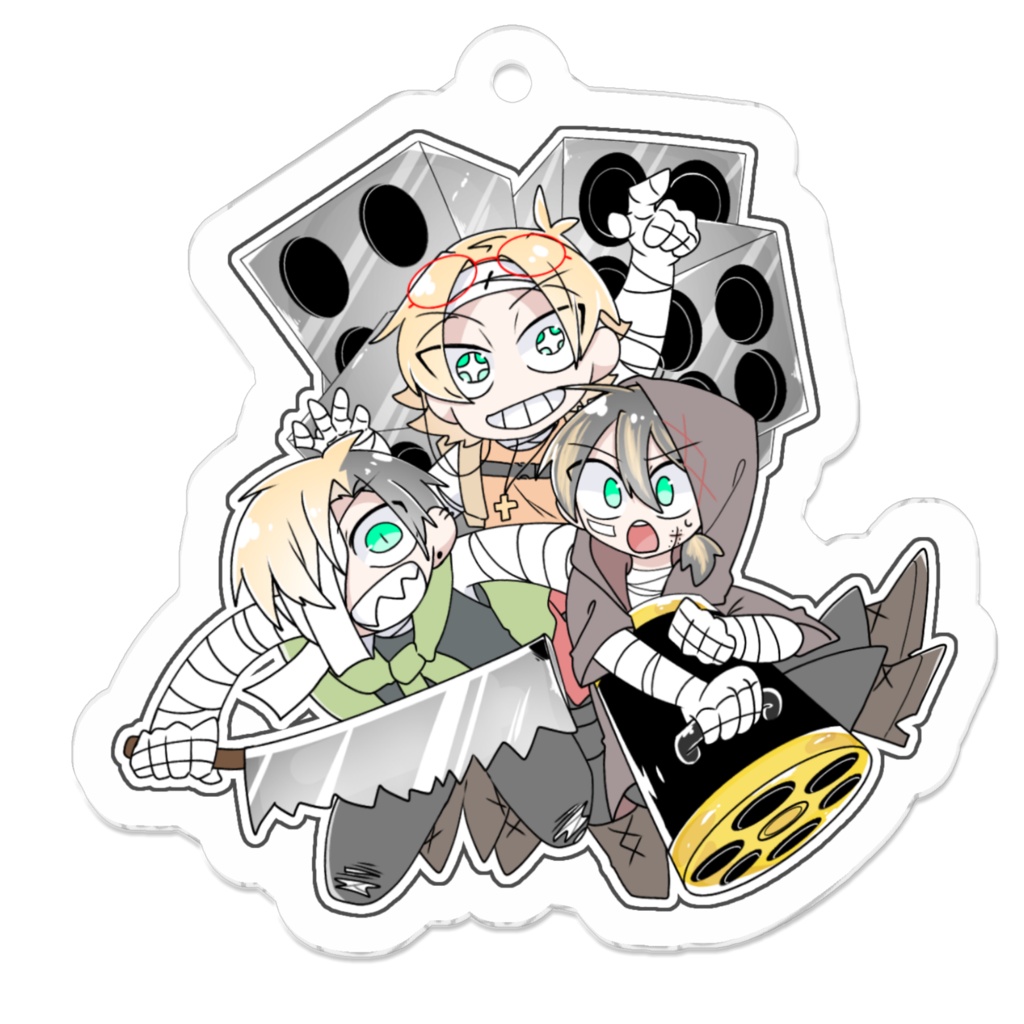 ガレッセル兄弟のアクキー