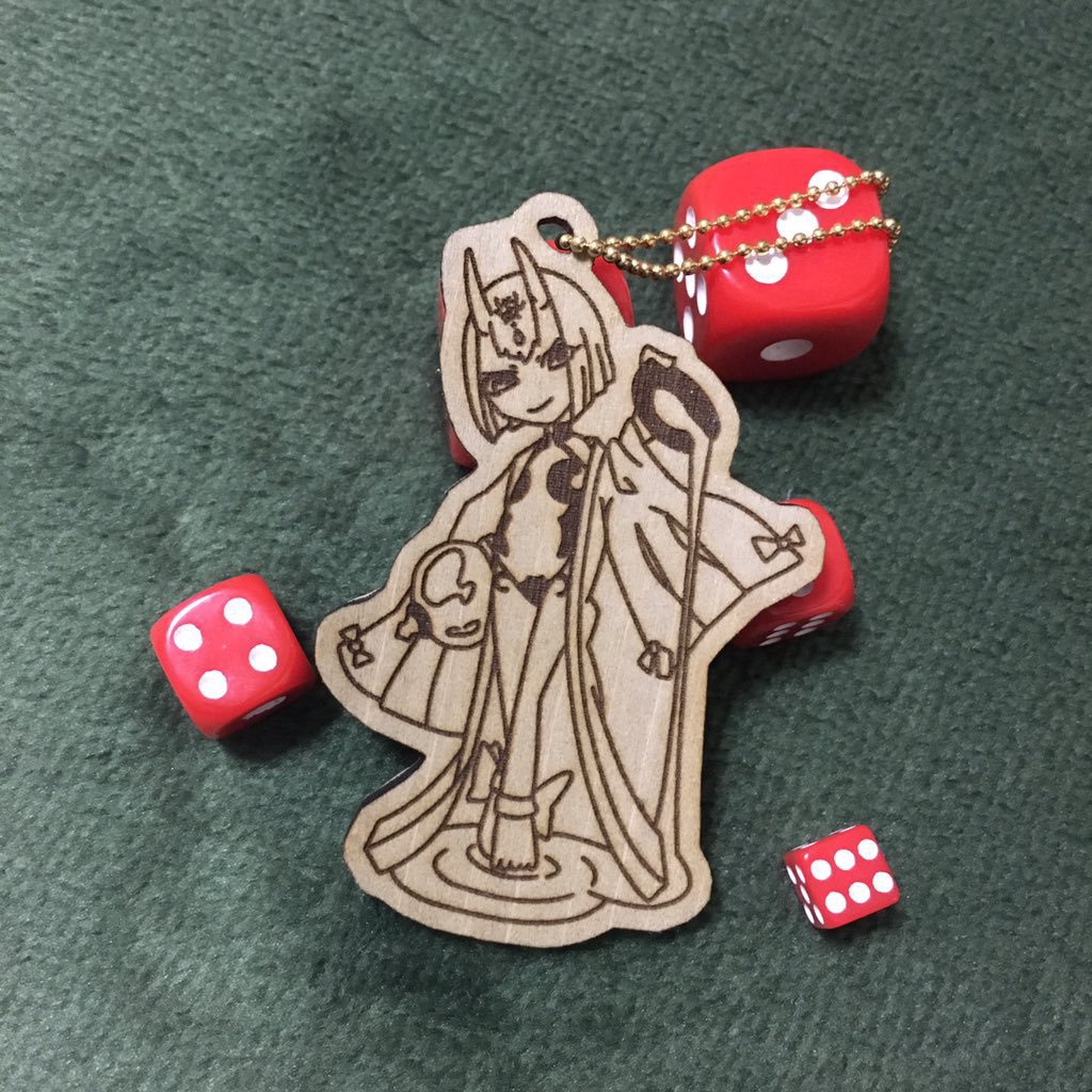 【一時生産停止】Fate/Grand Order 酒呑童子ウッドキーホルダー