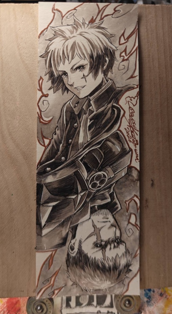 まだ連載前のネーム中の主人公