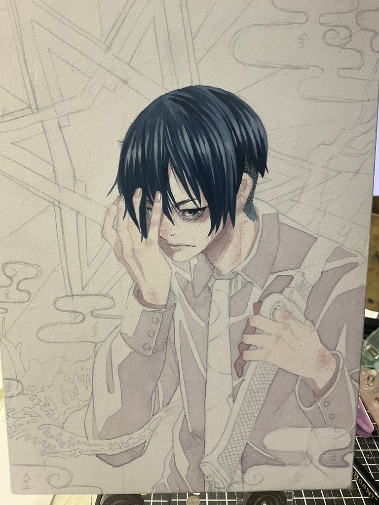 展示　危うい青年