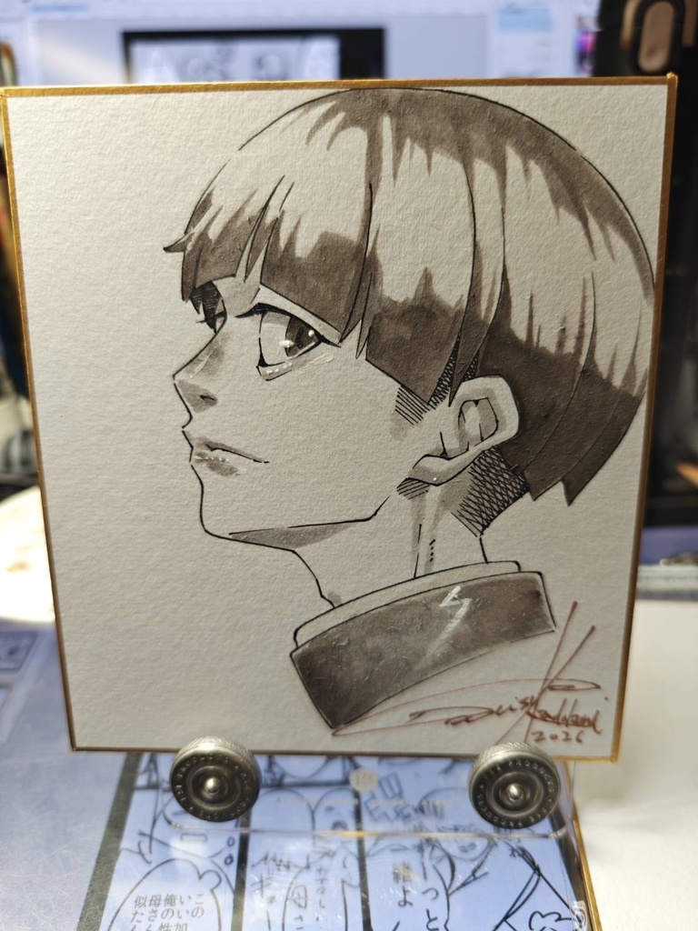 元々の主人公デザイン初期型。特徴的にしたかった彼