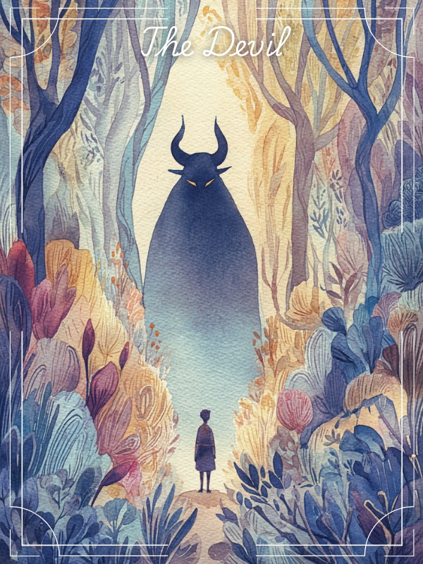 北欧風 水彩タロットカード(大アルカナ22枚+表紙1枚・PNGダウンロード)