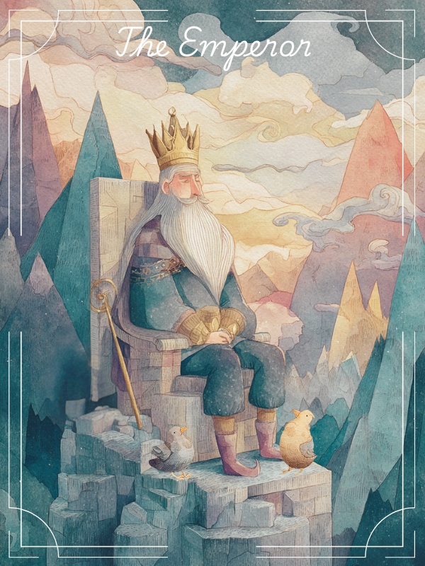 北欧風 水彩タロットカード(大アルカナ22枚+表紙1枚・PNGダウンロード)