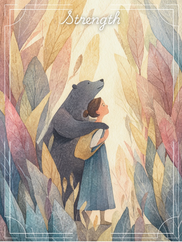 北欧風 水彩タロットカード(大アルカナ22枚+表紙1枚・PNGダウンロード)