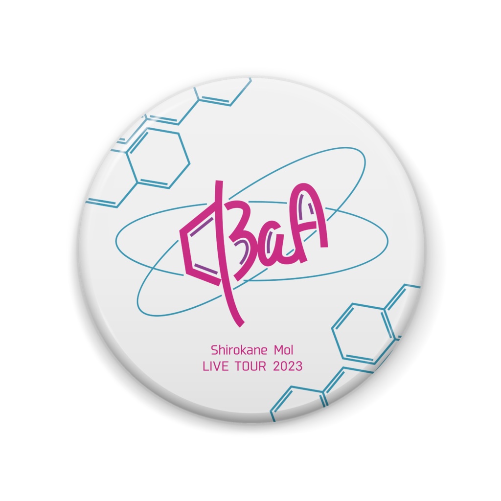 Shirokane Mol  LIVE TOUR 2023 BaA 缶バッジ(logo)