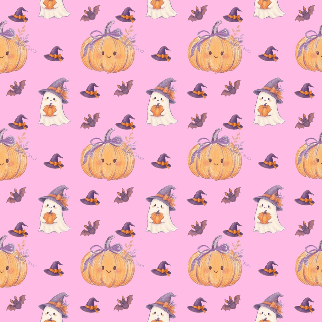 大人可愛いハロウィン デジタルペーパー10枚セット
