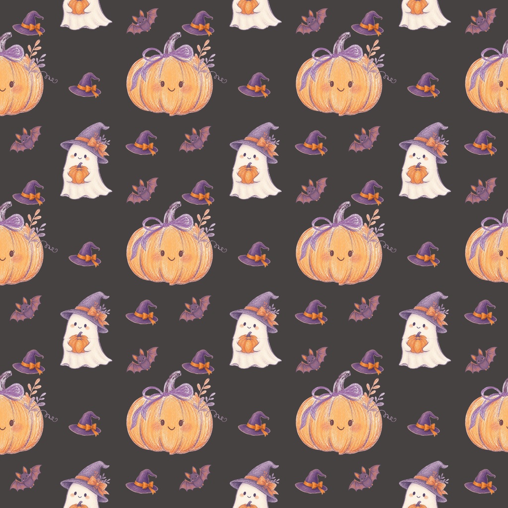 大人可愛いハロウィン デジタルペーパー10枚セット