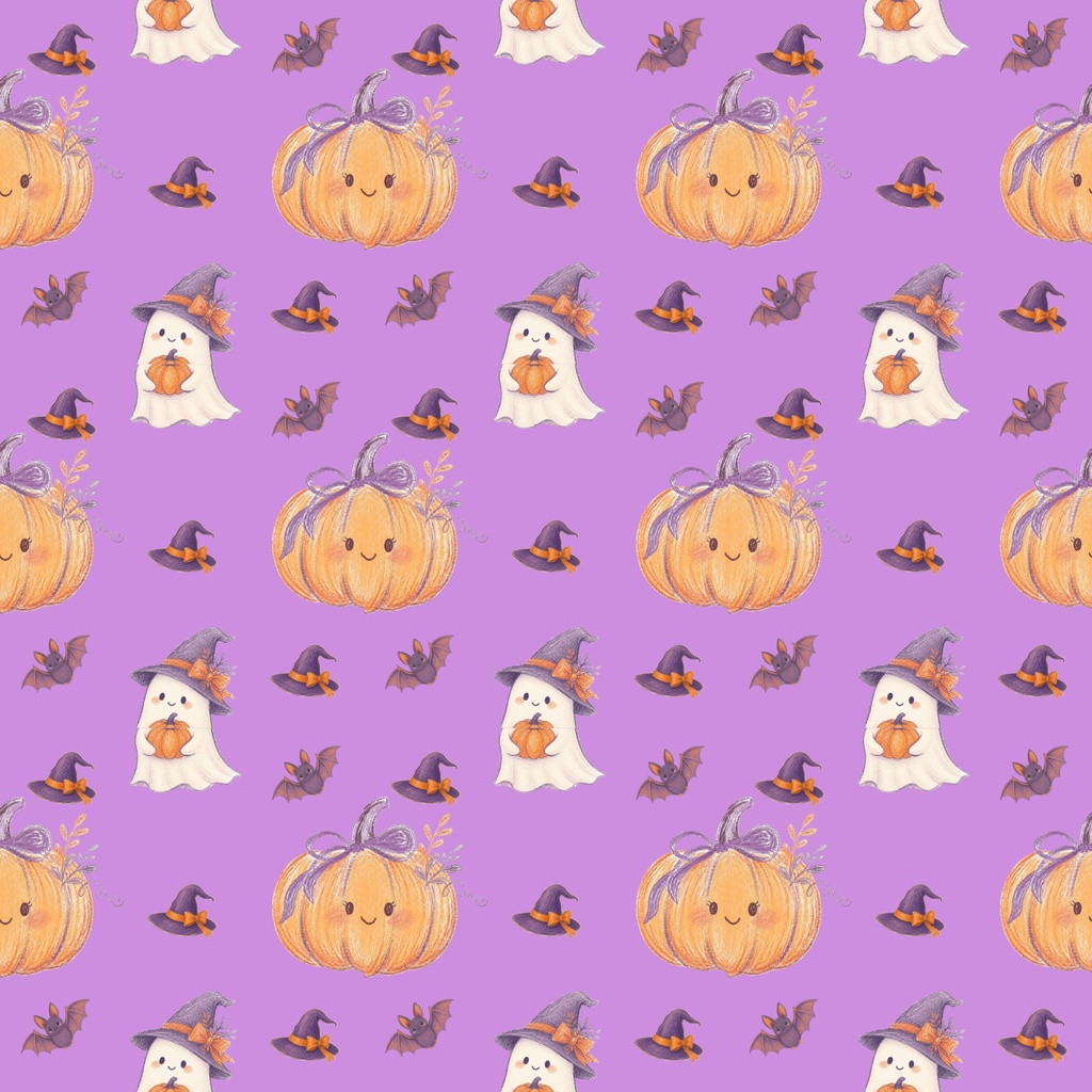 大人可愛いハロウィン デジタルペーパー10枚セット